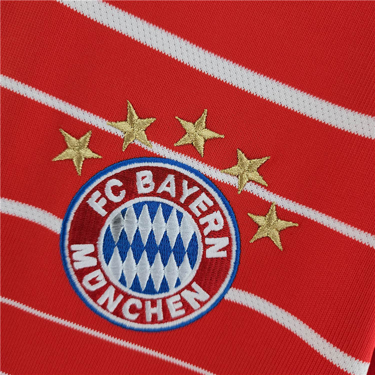 Bayern Munich 22/23 Home Red Soccer Jersey Football Shirt - Click Image to Close